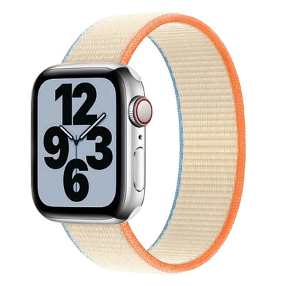 Bracelet de rechange en nylon à tour unique, taille : S 135mm pour Apple Watch Series 6 & SE & 5 & 4 40mm / 3 & 2 & 1 38mm, S 135mm 40mm / 38mm