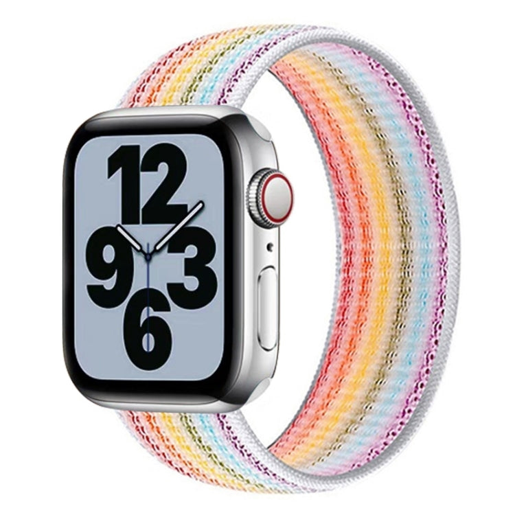 Bracelet de rechange en nylon à tour unique, taille : S 135mm pour Apple Watch Series 6 & SE & 5 & 4 40mm / 3 & 2 & 1 38mm, S 135mm 40mm / 38mm