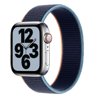 Bracelet de rechange en nylon à tour unique, taille : S 135mm pour Apple Watch Series 6 & SE & 5 & 4 40mm / 3 & 2 & 1 38mm, S 135mm 40mm / 38mm