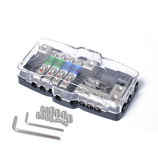 Multi-functional LED Car Audio Stereo Mini ANL Fuse Box with Wrench, A0529 Fuse Box