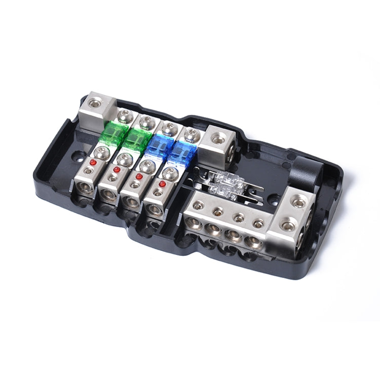 Multi-functional LED Car Audio Stereo Mini ANL Fuse Box with Wrench, A0529 Fuse Box