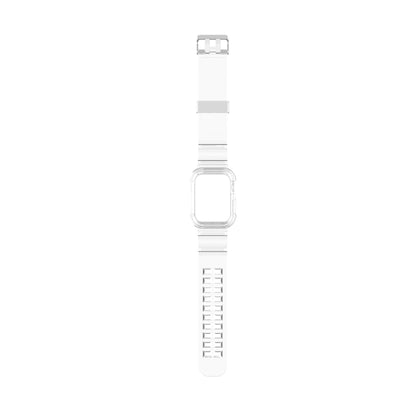 Silicone Integrated Replacement Strap Watchband For Apple Watch Series, 7 41mm / 6 & SE & 5 & 4 40mm / 3 & 2 & 1 38mm, 7 45mm / 6 & SE & 5 & 4 44mm / 3 & 2 & 1 42mm