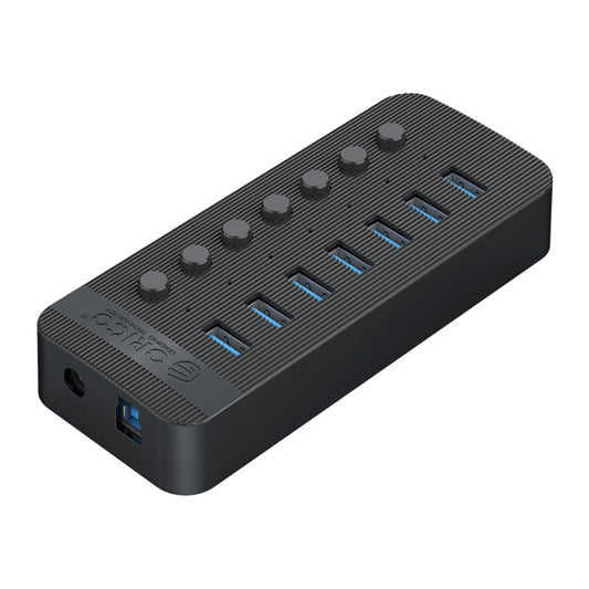 ORICO CT2U3-7AB-WH 7 In 1 Plastic Stripes Multi-Port USB HUB with Individual Switches,, CT2U3-7AB-BK UK Plug, CT2U3-7AB-WH UK Plug, CT2U3-7AB-BK EU Plug, CT2U3-7AB-WH EU Plug, CT2U3-7AB-BK AU Plug, CT2U3-7AB-WH AU Plug