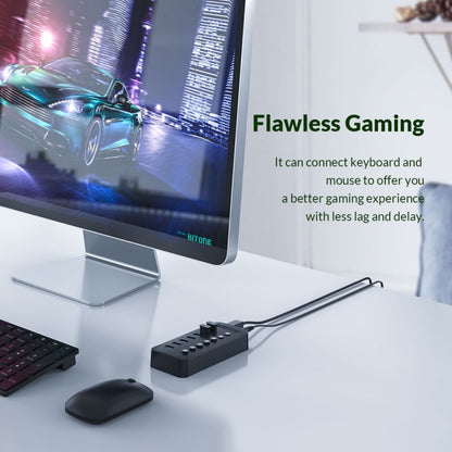 ORICO CT2U3-7AB-WH 7 In 1 Plastic Stripes Multi-Port USB HUB with Individual Switches,, CT2U3-7AB-BK UK Plug, CT2U3-7AB-WH UK Plug, CT2U3-7AB-BK EU Plug, CT2U3-7AB-WH EU Plug, CT2U3-7AB-BK AU Plug, CT2U3-7AB-WH AU Plug