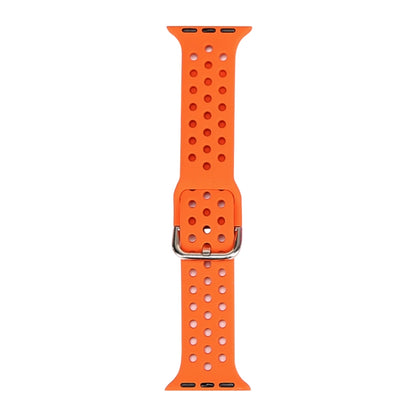 Silicone Replacement Watchband For Apple Watch Series, 7 45mm / 6 & SE & 5 & 4 44mm / 3 & 2 & 1 42mm, 7 41mm / 6 & SE & 5 & 4 40mm / 3 & 2 & 1 38mm
