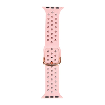 Silicone Replacement Watchband For Apple Watch Series, 7 45mm / 6 & SE & 5 & 4 44mm / 3 & 2 & 1 42mm, 7 41mm / 6 & SE & 5 & 4 40mm / 3 & 2 & 1 38mm