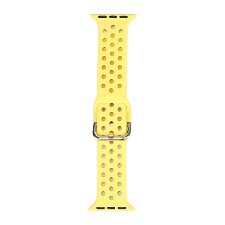 Silicone Replacement Watchband For Apple Watch Series, 7 45mm / 6 & SE & 5 & 4 44mm / 3 & 2 & 1 42mm, 7 41mm / 6 & SE & 5 & 4 40mm / 3 & 2 & 1 38mm