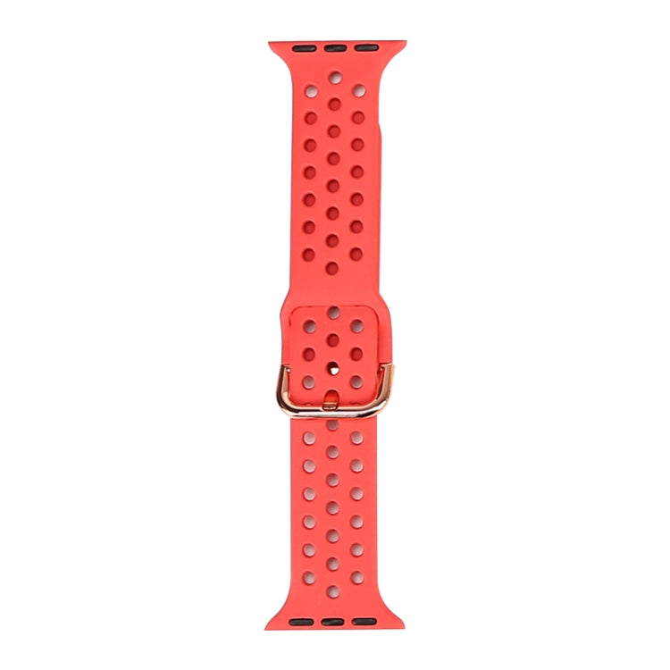Silicone Replacement Watchband For Apple Watch Series, 7 45mm / 6 & SE & 5 & 4 44mm / 3 & 2 & 1 42mm, 7 41mm / 6 & SE & 5 & 4 40mm / 3 & 2 & 1 38mm