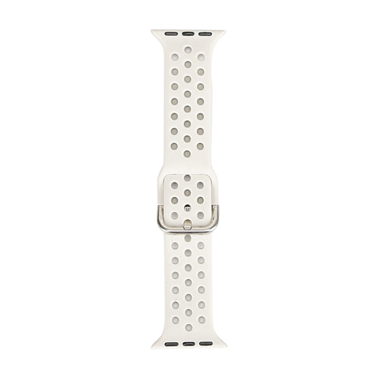 Silicone Replacement Watchband For Apple Watch Series, 7 45mm / 6 & SE & 5 & 4 44mm / 3 & 2 & 1 42mm, 7 41mm / 6 & SE & 5 & 4 40mm / 3 & 2 & 1 38mm