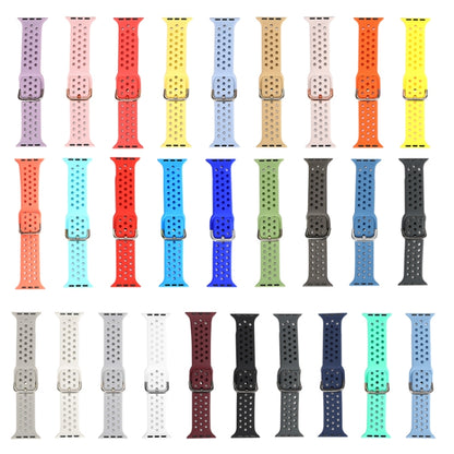 Silicone Replacement Watchband For Apple Watch Series, 7 45mm / 6 & SE & 5 & 4 44mm / 3 & 2 & 1 42mm, 7 41mm / 6 & SE & 5 & 4 40mm / 3 & 2 & 1 38mm