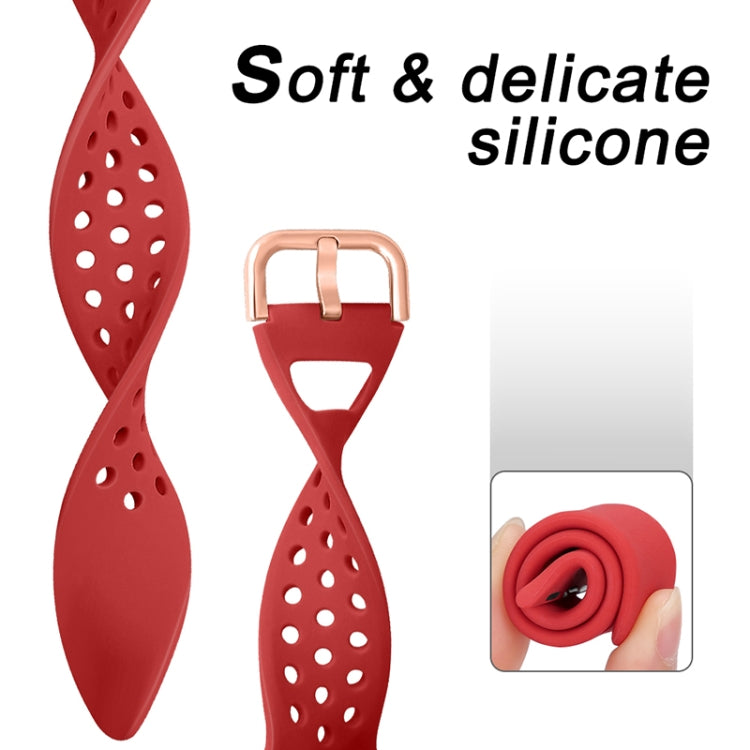 Silicone Replacement Watchband For Apple Watch Series, 7 45mm / 6 & SE & 5 & 4 44mm / 3 & 2 & 1 42mm, 7 41mm / 6 & SE & 5 & 4 40mm / 3 & 2 & 1 38mm