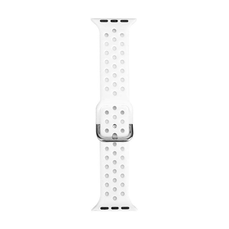 Silicone Replacement Watchband For Apple Watch Series, 7 45mm / 6 & SE & 5 & 4 44mm / 3 & 2 & 1 42mm, 7 41mm / 6 & SE & 5 & 4 40mm / 3 & 2 & 1 38mm