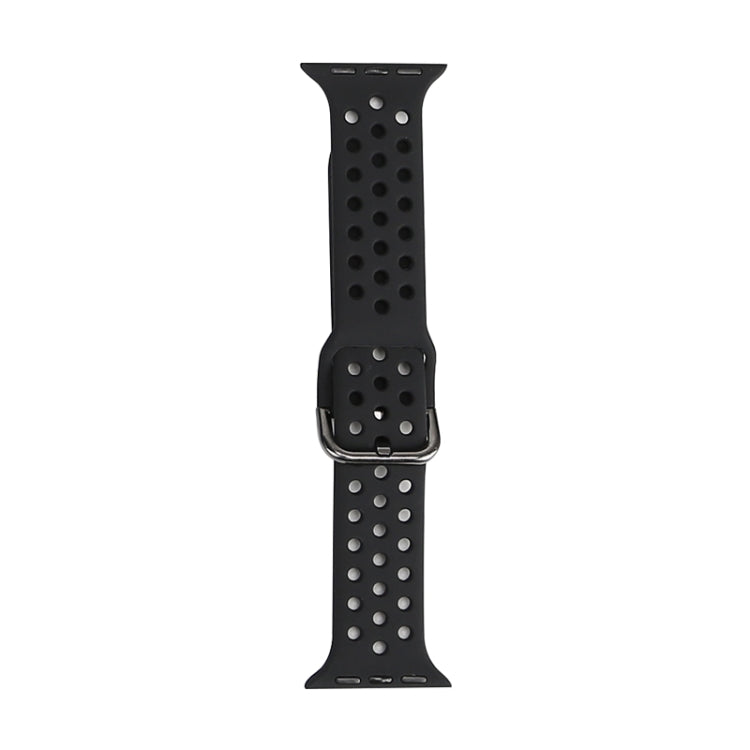 Silicone Replacement Watchband For Apple Watch Series, 7 45mm / 6 & SE & 5 & 4 44mm / 3 & 2 & 1 42mm, 7 41mm / 6 & SE & 5 & 4 40mm / 3 & 2 & 1 38mm