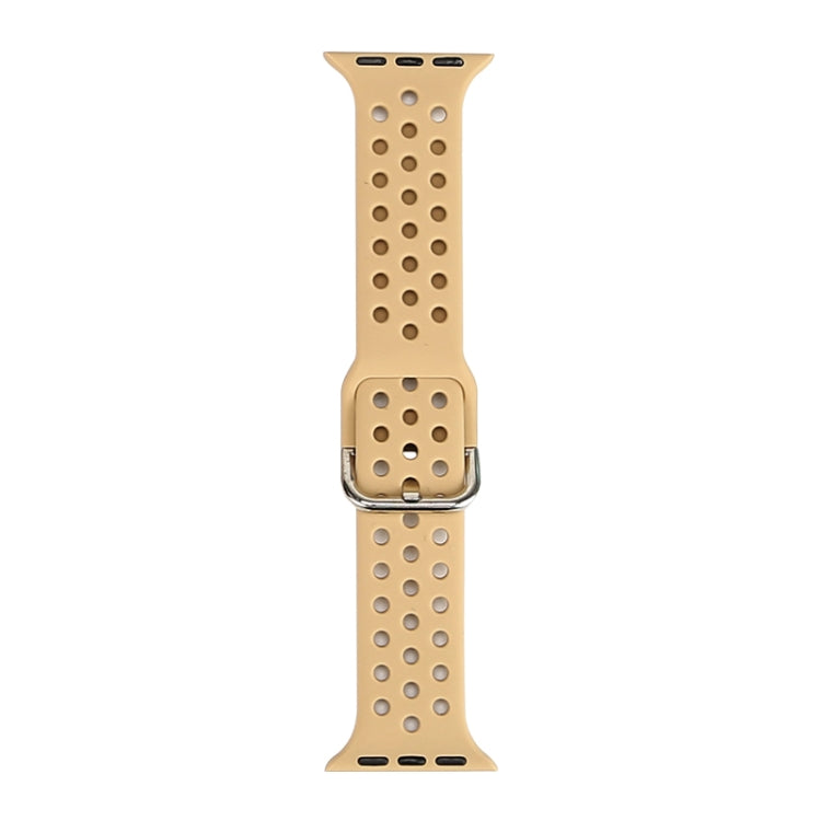 Silicone Replacement Watchband For Apple Watch Series, 7 45mm / 6 & SE & 5 & 4 44mm / 3 & 2 & 1 42mm, 7 41mm / 6 & SE & 5 & 4 40mm / 3 & 2 & 1 38mm