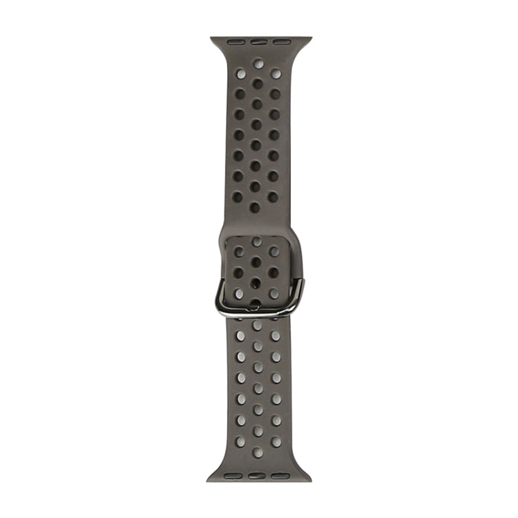 Silicone Replacement Watchband For Apple Watch Series, 7 45mm / 6 & SE & 5 & 4 44mm / 3 & 2 & 1 42mm, 7 41mm / 6 & SE & 5 & 4 40mm / 3 & 2 & 1 38mm