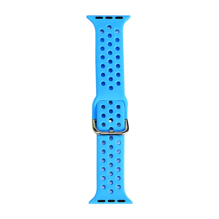 Silicone Replacement Watchband For Apple Watch Series, 7 45mm / 6 & SE & 5 & 4 44mm / 3 & 2 & 1 42mm, 7 41mm / 6 & SE & 5 & 4 40mm / 3 & 2 & 1 38mm