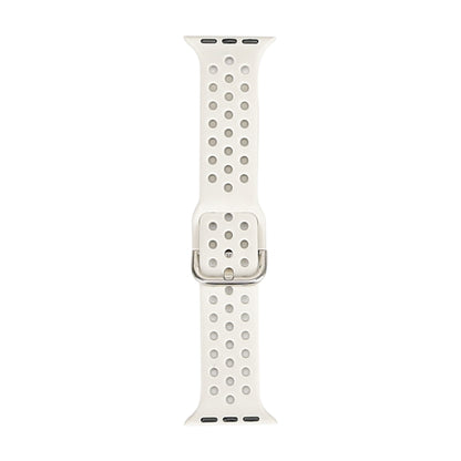 Silicone Replacement Watchband For Apple Watch Series, 7 45mm / 6 & SE & 5 & 4 44mm / 3 & 2 & 1 42mm, 7 41mm / 6 & SE & 5 & 4 40mm / 3 & 2 & 1 38mm