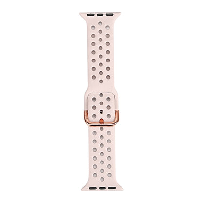 Silicone Replacement Watchband For Apple Watch Series, 7 45mm / 6 & SE & 5 & 4 44mm / 3 & 2 & 1 42mm, 7 41mm / 6 & SE & 5 & 4 40mm / 3 & 2 & 1 38mm
