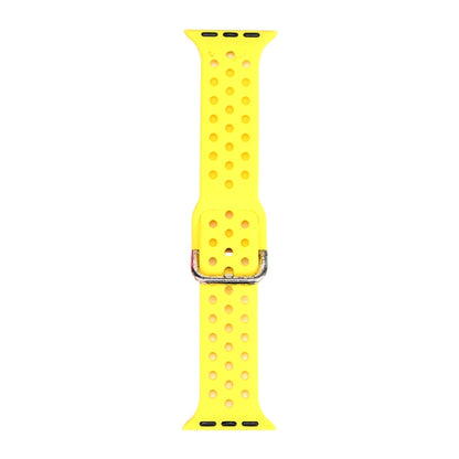 Silicone Replacement Watchband For Apple Watch Series, 7 45mm / 6 & SE & 5 & 4 44mm / 3 & 2 & 1 42mm, 7 41mm / 6 & SE & 5 & 4 40mm / 3 & 2 & 1 38mm