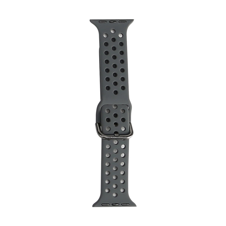 Silicone Replacement Watchband For Apple Watch Series, 7 45mm / 6 & SE & 5 & 4 44mm / 3 & 2 & 1 42mm, 7 41mm / 6 & SE & 5 & 4 40mm / 3 & 2 & 1 38mm
