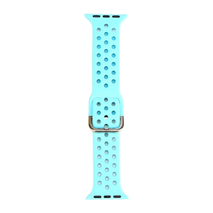 Silicone Replacement Watchband For Apple Watch Series, 7 45mm / 6 & SE & 5 & 4 44mm / 3 & 2 & 1 42mm, 7 41mm / 6 & SE & 5 & 4 40mm / 3 & 2 & 1 38mm