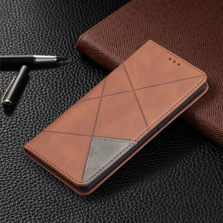 Rhombus Texture Horizontal Flip Magnetic Leather Case with Holder & Card Slots, For OPPO A7, For OPPO A15, For OPPO A54 4G / A55 5G, For OPPO A74 4G / F19 4G, For OPPO A74 5G / A93 5G / A54 5G, For OPPO A94 4G / Reno 5F / F19 Pro                       ...
