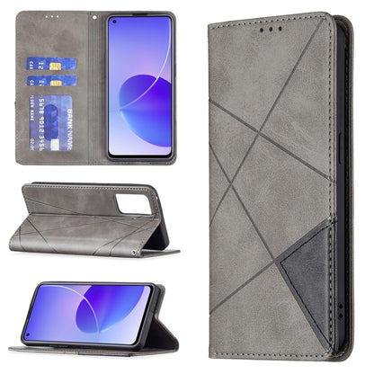 Rhombus Texture Horizontal Flip Magnetic Leather Case with Holder & Card Slots, For OPPO A7, For OPPO A15, For OPPO A54 4G / A55 5G, For OPPO A74 4G / F19 4G, For OPPO A74 5G / A93 5G / A54 5G, For OPPO A94 4G / Reno 5F / F19 Pro                       ...