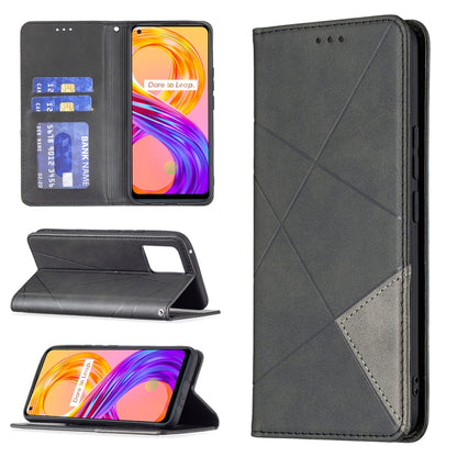 Rhombus Texture Horizontal Flip Magnetic Leather Case with Holder & Card Slots, For OPPO A7, For OPPO A15, For OPPO A54 4G / A55 5G, For OPPO A74 4G / F19 4G, For OPPO A74 5G / A93 5G / A54 5G, For OPPO A94 4G / Reno 5F / F19 Pro                       ...