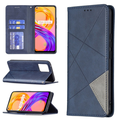 Rhombus Texture Horizontal Flip Magnetic Leather Case with Holder & Card Slots, For OPPO A7, For OPPO A15, For OPPO A54 4G / A55 5G, For OPPO A74 4G / F19 4G, For OPPO A74 5G / A93 5G / A54 5G, For OPPO A94 4G / Reno 5F / F19 Pro                       ...