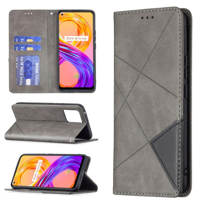 Rhombus Texture Horizontal Flip Magnetic Leather Case with Holder & Card Slots, For OPPO A7, For OPPO A15, For OPPO A54 4G / A55 5G, For OPPO A74 4G / F19 4G, For OPPO A74 5G / A93 5G / A54 5G, For OPPO A94 4G / Reno 5F / F19 Pro                       ...