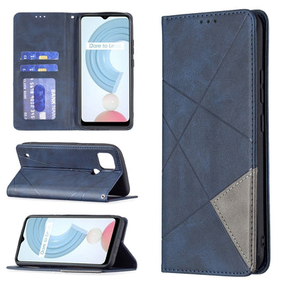 Rhombus Texture Horizontal Flip Magnetic Leather Case with Holder & Card Slots, For OPPO A7, For OPPO A15, For OPPO A54 4G / A55 5G, For OPPO A74 4G / F19 4G, For OPPO A74 5G / A93 5G / A54 5G, For OPPO A94 4G / Reno 5F / F19 Pro                       ...