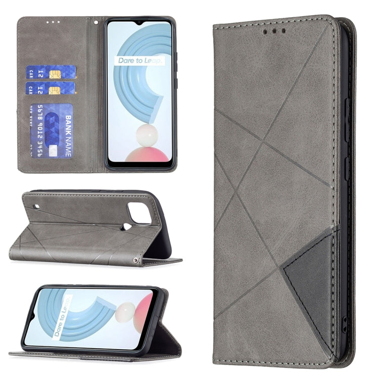 Rhombus Texture Horizontal Flip Magnetic Leather Case with Holder & Card Slots, For OPPO A7, For OPPO A15, For OPPO A54 4G / A55 5G, For OPPO A74 4G / F19 4G, For OPPO A74 5G / A93 5G / A54 5G, For OPPO A94 4G / Reno 5F / F19 Pro                       ...