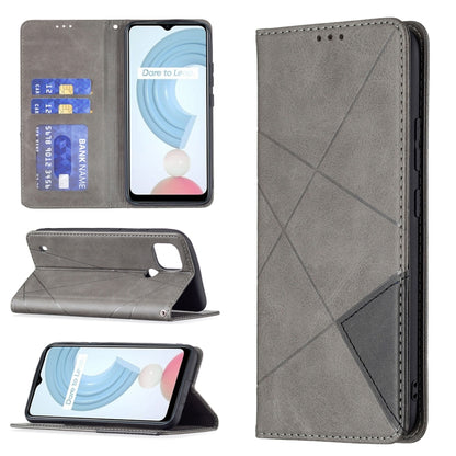 Rhombus Texture Horizontal Flip Magnetic Leather Case with Holder & Card Slots, For OPPO A7, For OPPO A15, For OPPO A54 4G / A55 5G, For OPPO A74 4G / F19 4G, For OPPO A74 5G / A93 5G / A54 5G, For OPPO A94 4G / Reno 5F / F19 Pro                       ...