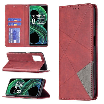Rhombus Texture Horizontal Flip Magnetic Leather Case with Holder & Card Slots, For OPPO A7, For OPPO A15, For OPPO A54 4G / A55 5G, For OPPO A74 4G / F19 4G, For OPPO A74 5G / A93 5G / A54 5G, For OPPO A94 4G / Reno 5F / F19 Pro                       ...