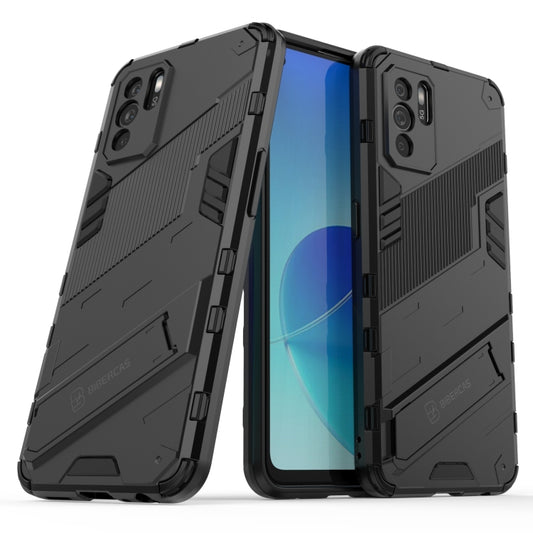 Punk Armor 2 in 1 PC + TPU Shockproof Case with Invisible Holder, For Realme GT Explorer Master, For OPPO Reno6 Z, For Huawei nova 8i Foreign Version, For Honor X20, For OPPO Realme GT Explorer Master