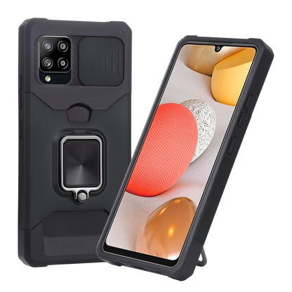 Sliding Camera Cover Design PC + TPU Shockproof Case with Ring Holder & Card Slot, For Google Pixel 5a 5G, For Samsung Galaxy A42 5G, For Samsung Galaxy A72 5G, For Samsung Galaxy Note20 Ultra, For Samsung Galaxy S21 5G, For Samsung Galaxy S21+ 5G     ...