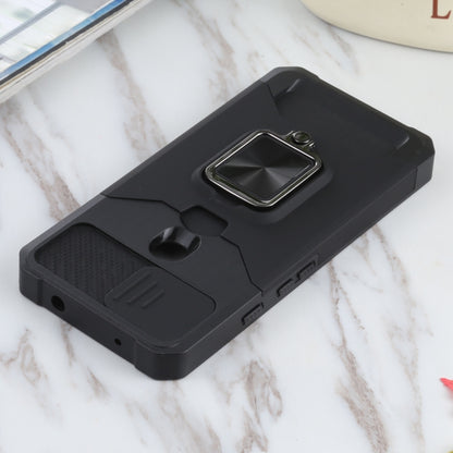 Sliding Camera Cover Design PC + TPU Shockproof Case with Ring Holder & Card Slot, For Google Pixel 5a 5G, For Samsung Galaxy A42 5G, For Samsung Galaxy A72 5G, For Samsung Galaxy Note20 Ultra, For Samsung Galaxy S21 5G, For Samsung Galaxy S21+ 5G     ...