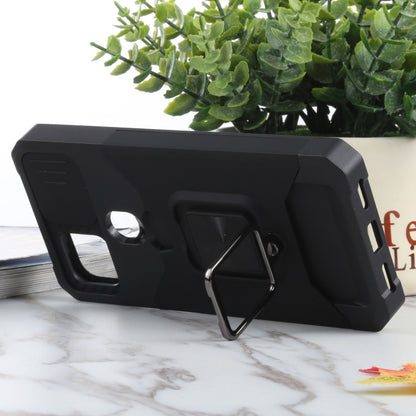 Sliding Camera Cover Design PC + TPU Shockproof Case with Ring Holder & Card Slot, For Google Pixel 5a 5G, For Samsung Galaxy A03s 166.6mm, For Samsung Galaxy A42 5G, For Samsung Galaxy A72 5G, For Samsung Galaxy Note20 Ultra, For Samsung Galaxy S21 5G...