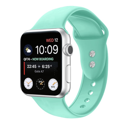 Double Nail Silicone Replacement Strap Watchband For Apple Watch Series, 7 45mm / 6 & SE & 5 & 4 44mm / 3 & 2 & 1 42mm, 7 41mm / 6 & SE & 5 & 4 40mm / 3 & 2 & 1 38mm