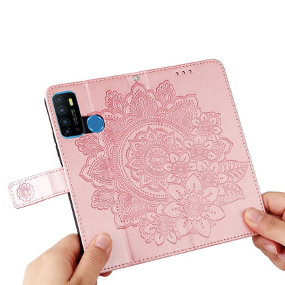 7-petal Flowers Embossing Pattern Horizontal Flip PU Leather Case with Holder & Card Slots & Wallet & Photo Frame, For Infinix Hot 9 / Note 7 Lite / X655C, For Tecno Pop 2 F / Pop 2 Power, For Infinix Smart 5 / Hot 10 Lite / X657, For Tecno Spark 6 Go ...