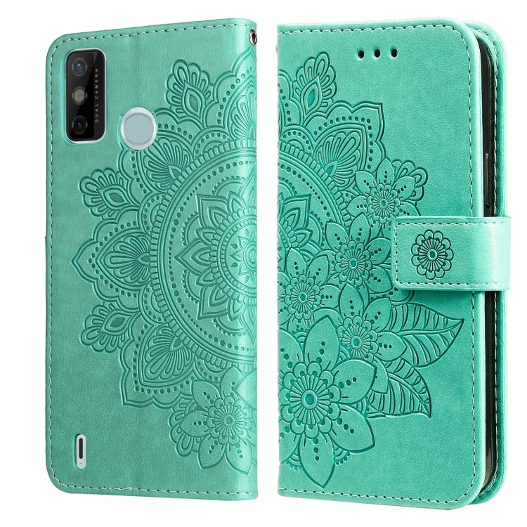 7-petal Flowers Embossing Pattern Horizontal Flip PU Leather Case with Holder & Card Slots & Wallet & Photo Frame, For Infinix Hot 9 / Note 7 Lite / X655C, For Tecno Pop 2 F / Pop 2 Power, For Infinix Smart 5 / Hot 10 Lite / X657, For Tecno Spark 6 Go ...