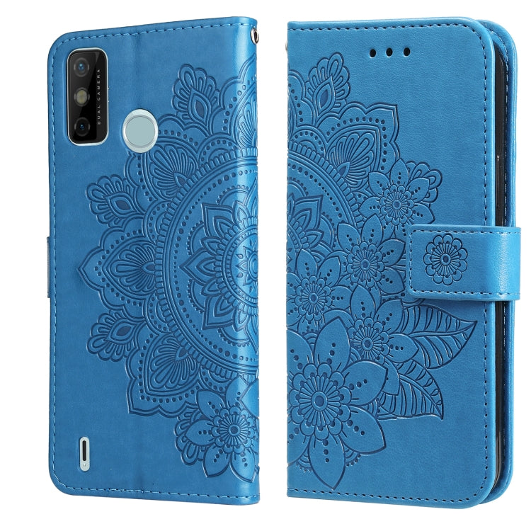 7-petal Flowers Embossing Pattern Horizontal Flip PU Leather Case with Holder & Card Slots & Wallet & Photo Frame, For Infinix Hot 9 / Note 7 Lite / X655C, For Tecno Pop 2 F / Pop 2 Power, For Infinix Smart 5 / Hot 10 Lite / X657, For Tecno Spark 6 Go ...