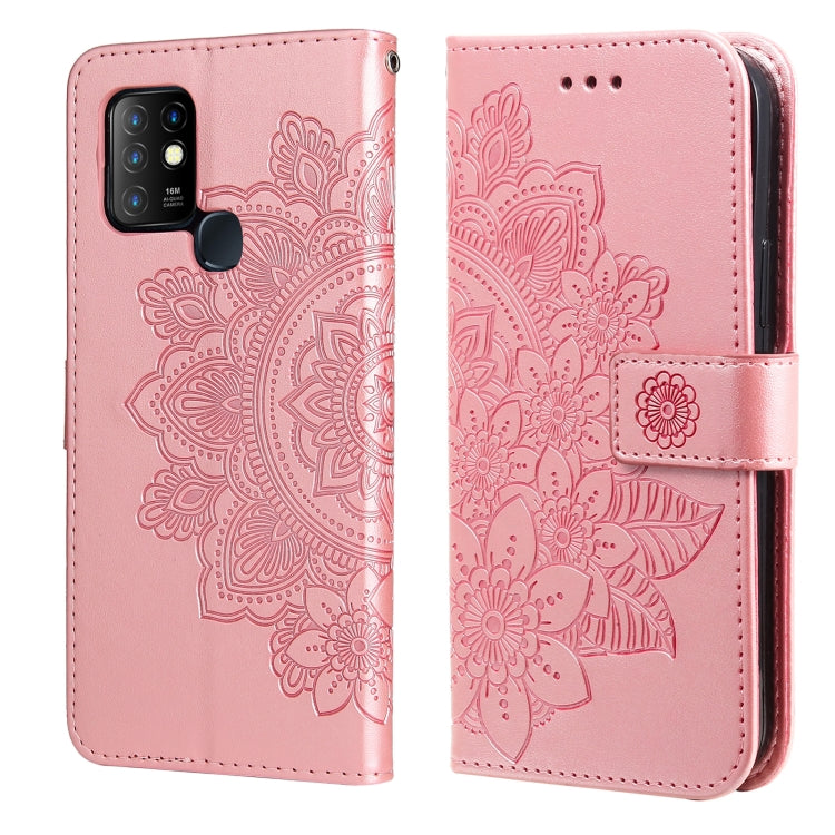 7-petal Flowers Embossing Pattern Horizontal Flip PU Leather Case with Holder & Card Slots & Wallet & Photo Frame, For Infinix Hot 9 / Note 7 Lite / X655C, For Tecno Pop 2 F / Pop 2 Power, For Infinix Smart 5 / Hot 10 Lite / X657, For Tecno Spark 6 Go ...