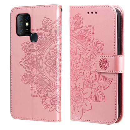 7-petal Flowers Embossing Pattern Horizontal Flip PU Leather Case with Holder & Card Slots & Wallet & Photo Frame, For Infinix Hot 9 / Note 7 Lite / X655C, For Tecno Pop 2 F / Pop 2 Power, For Infinix Smart 5 / Hot 10 Lite / X657, For Tecno Spark 6 Go ...
