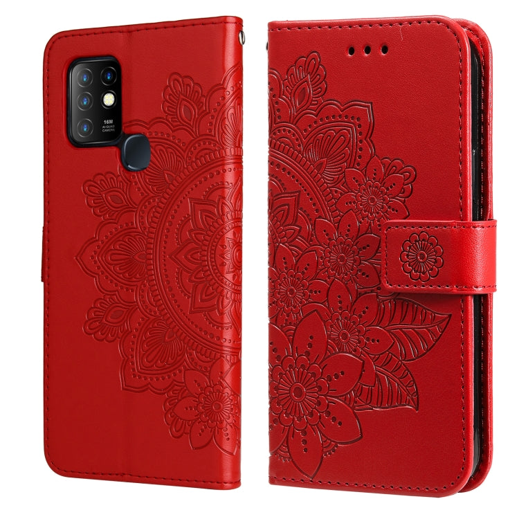 7-petal Flowers Embossing Pattern Horizontal Flip PU Leather Case with Holder & Card Slots & Wallet & Photo Frame, For Infinix Hot 9 / Note 7 Lite / X655C, For Tecno Pop 2 F / Pop 2 Power, For Infinix Smart 5 / Hot 10 Lite / X657, For Tecno Spark 6 Go ...