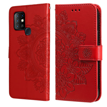 7-petal Flowers Embossing Pattern Horizontal Flip PU Leather Case with Holder & Card Slots & Wallet & Photo Frame, For Infinix Hot 9 / Note 7 Lite / X655C, For Tecno Pop 2 F / Pop 2 Power, For Infinix Smart 5 / Hot 10 Lite / X657, For Tecno Spark 6 Go ...