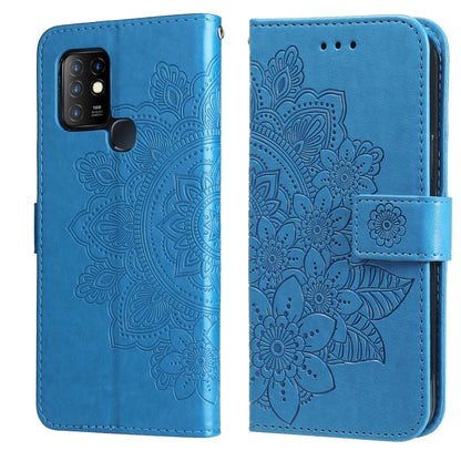 7-petal Flowers Embossing Pattern Horizontal Flip PU Leather Case with Holder & Card Slots & Wallet & Photo Frame, For Infinix Hot 9 / Note 7 Lite / X655C, For Tecno Pop 2 F / Pop 2 Power, For Infinix Smart 5 / Hot 10 Lite / X657, For Tecno Spark 6 Go ...