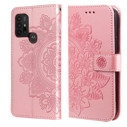 7-petal Flowers Embossing Pattern Horizontal Flip PU Leather Case with Holder & Card Slots & Wallet & Photo Frame, For Infinix Hot 9 / Note 7 Lite / X655C, For Tecno Pop 2 F / Pop 2 Power, For Infinix Smart 5 / Hot 10 Lite / X657, For Tecno Spark 6 Go ...