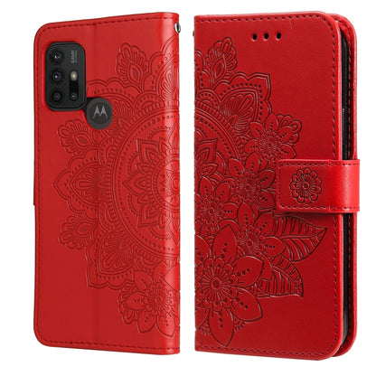 7-petal Flowers Embossing Pattern Horizontal Flip PU Leather Case with Holder & Card Slots & Wallet & Photo Frame, For Infinix Hot 9 / Note 7 Lite / X655C, For Tecno Pop 2 F / Pop 2 Power, For Infinix Smart 5 / Hot 10 Lite / X657, For Tecno Spark 6 Go ...