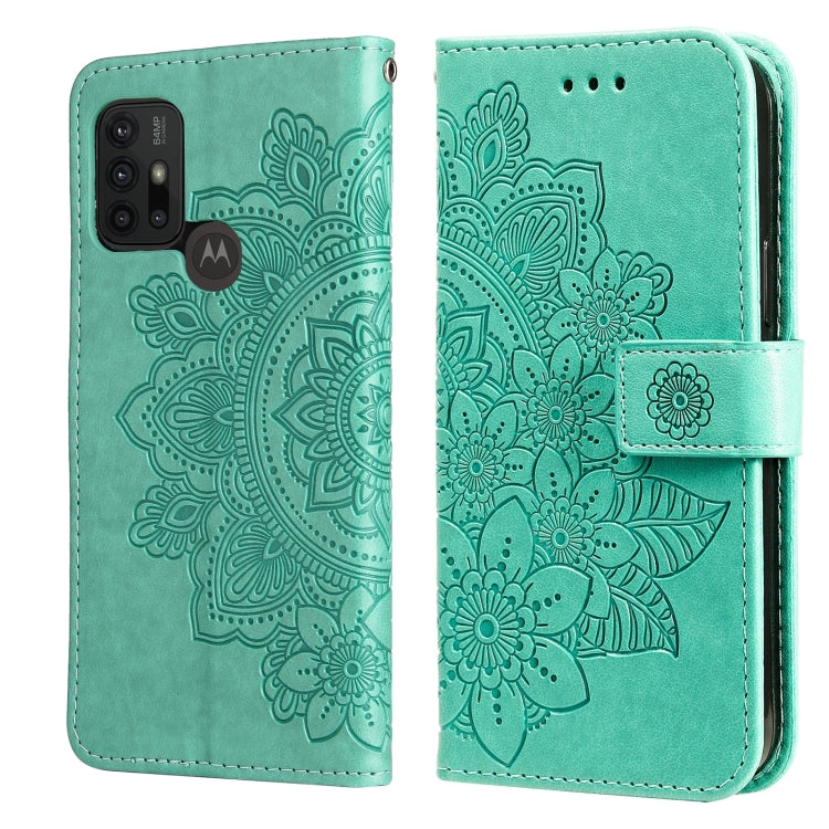 7-petal Flowers Embossing Pattern Horizontal Flip PU Leather Case with Holder & Card Slots & Wallet & Photo Frame, For Infinix Hot 9 / Note 7 Lite / X655C, For Tecno Pop 2 F / Pop 2 Power, For Infinix Smart 5 / Hot 10 Lite / X657, For Tecno Spark 6 Go ...